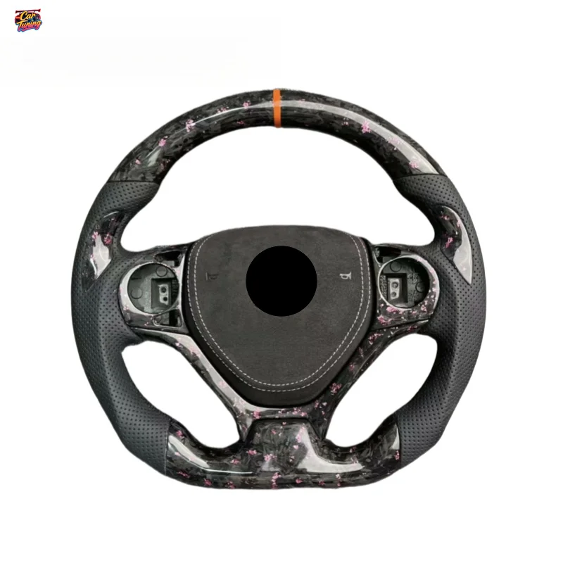 Customized for Civic Jade 9th Gen  Racing Steering Wheel with Carbon Fiber & Leather F1/D-shape Customizable Colors