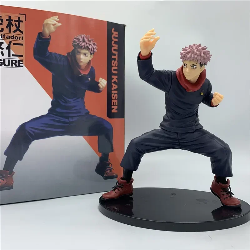 Jujutsu Kaisen Itadori Yuji Punch Fighting Ver. PVC Action Figure Anime Yuji  Satoru Collectible Model Toys Gift 16cm