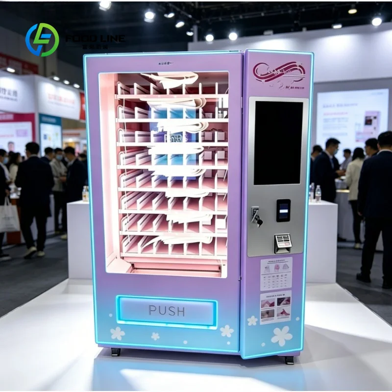 Customized Commercial Full Digital Touch Screen Vending Machine Custom for Jewelry Beauty Eyelash Retail Salon Business