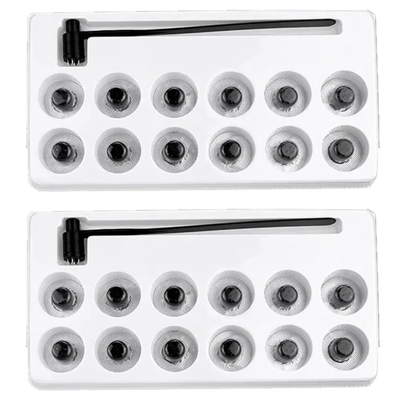 

AB46-2BOX (12PCS)7 Star Needle & Plum Blossom Dermal Hammer, Seven Star Needle Set