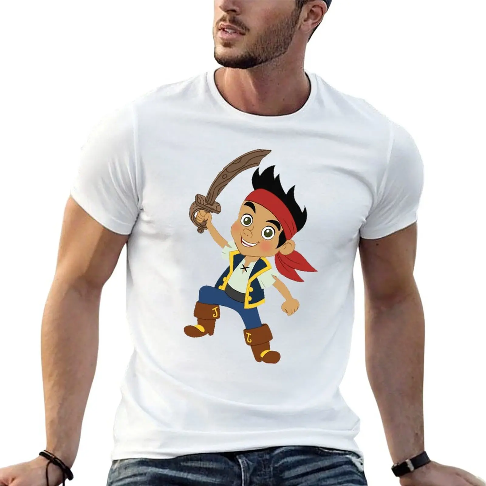 

Jake and the Never Land Pirates T-Shirt printed t shirts for man cotton t shirts high quality T-Shirt
