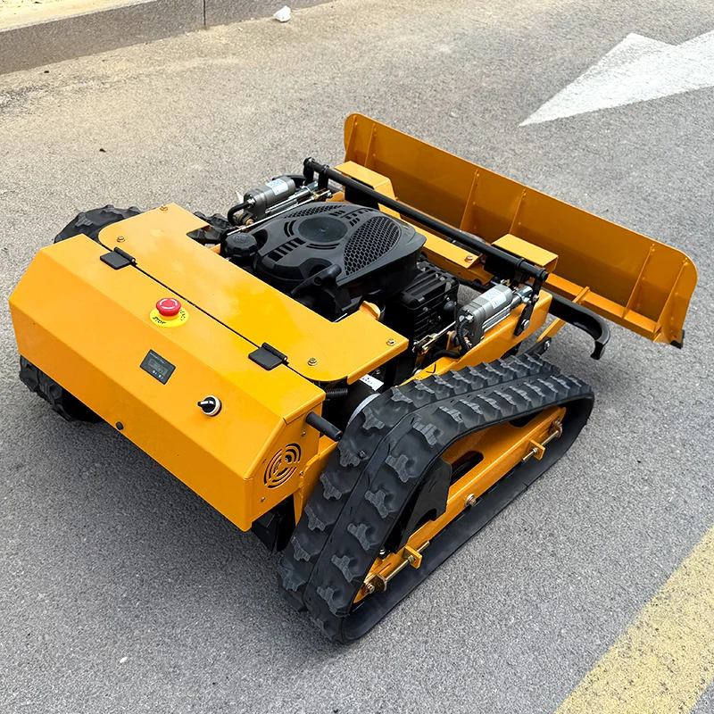 Customised Remote Control Lawnmower with Push Shovel for Snow Shovelling CE Approved Euro 5 Emission Standard