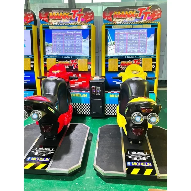 

Large game console motorcycle arcade two player online battle simulation equipment