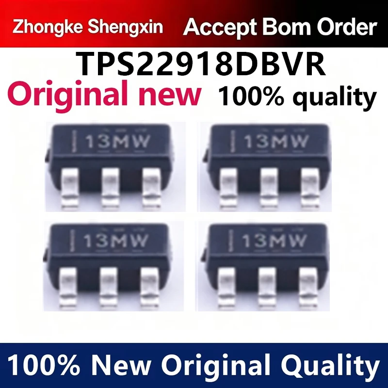 （5pcs-100pcs）Original genuine TPS22918DBVR package SOT23-6 silk screen 13MW power switch chip