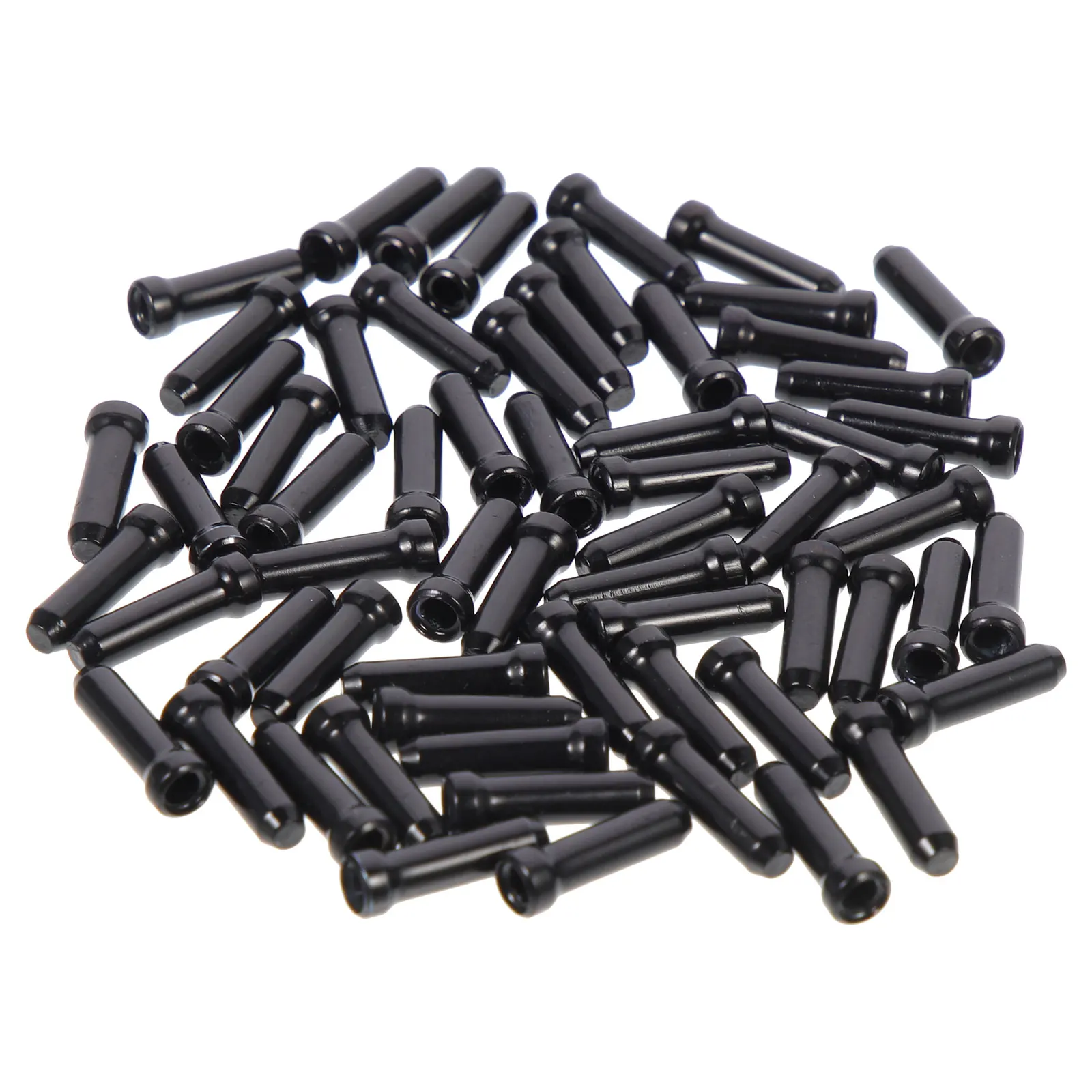 

50pcs Bike Cable End Caps Brake Line Tube Protector Tips Crimps Universal Bicycle Tail Covers Colorful Wire Core