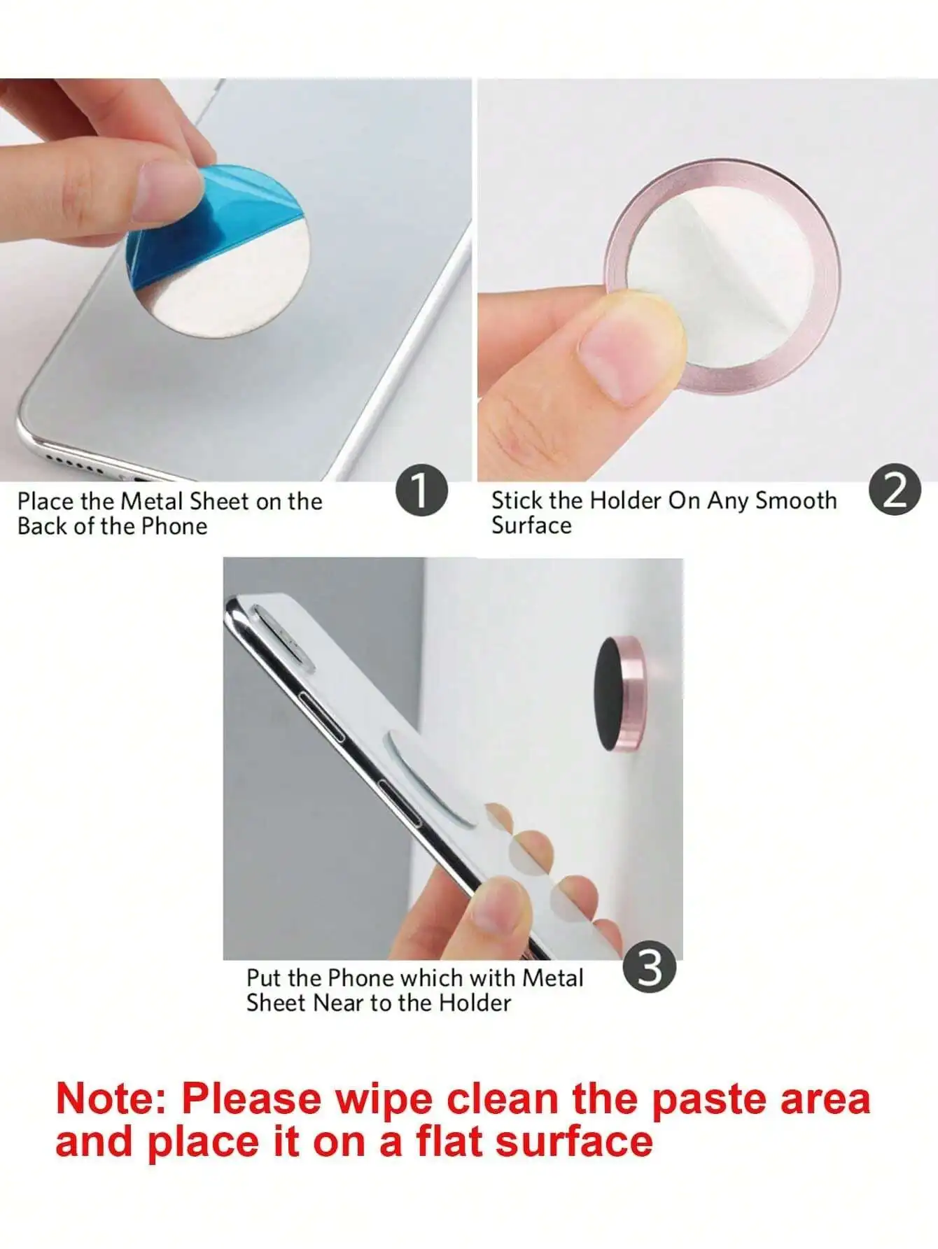Circular Mini Phone Holder, Car Multifunctional Phone Navigation Holder, Car Dashboard Holder