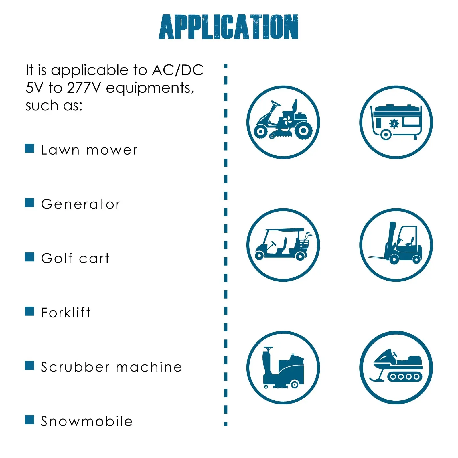Digitaler Betriebsstundenzähler 5–277 V AC/DC, breite Spannung für Traktor, Generator, Roller, Gabelstapler, Marine, Rasenausrüstung, Industriemaschinen