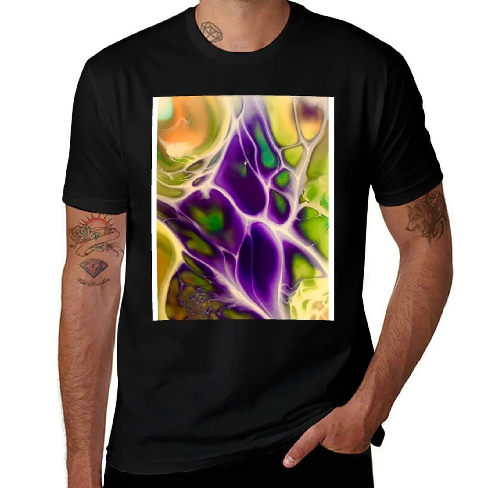 

Purple Lightning T-Shirt blue archive anime shirt baggy shirts T-shirts man black t shirts for men