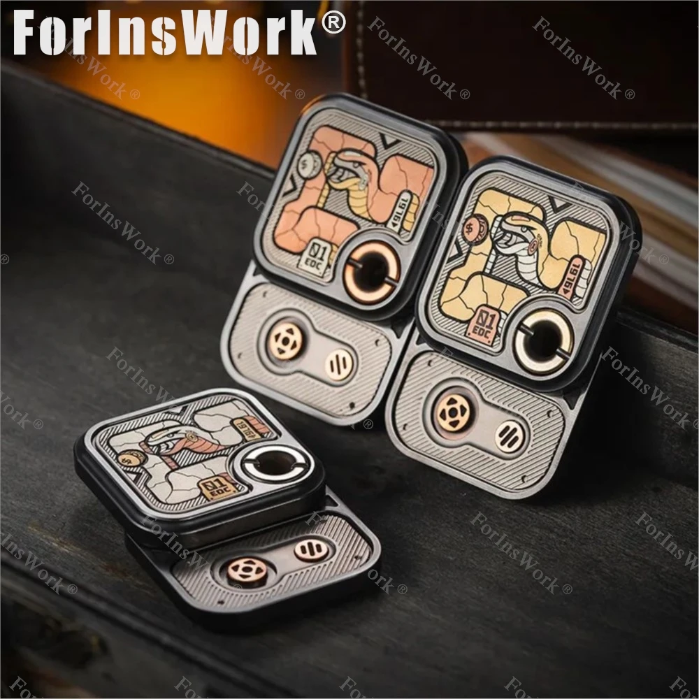 

SHANGHAI EDC SHOW 01EDC SNAKE Game Cubes Слайдер Непоседа Механические игрушки для снятия стресса Игрушки для беспокойства Офисные настольные игрушки Limited 66 шт.