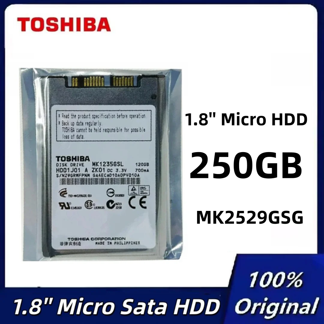Original Toshiba 250GB 1.8