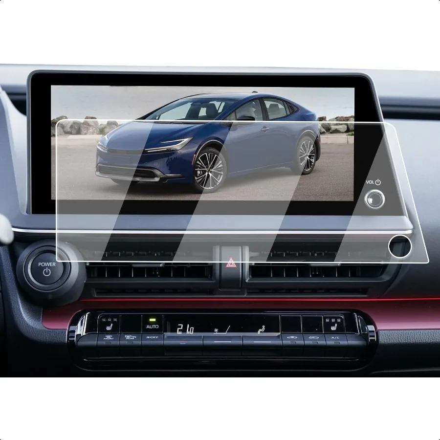 

2025 Prius Screen Protector 12.3Inch Navigation Tempered Glass Screen Protector For 20232025 Prius Limited XLE Accories 9H Har
