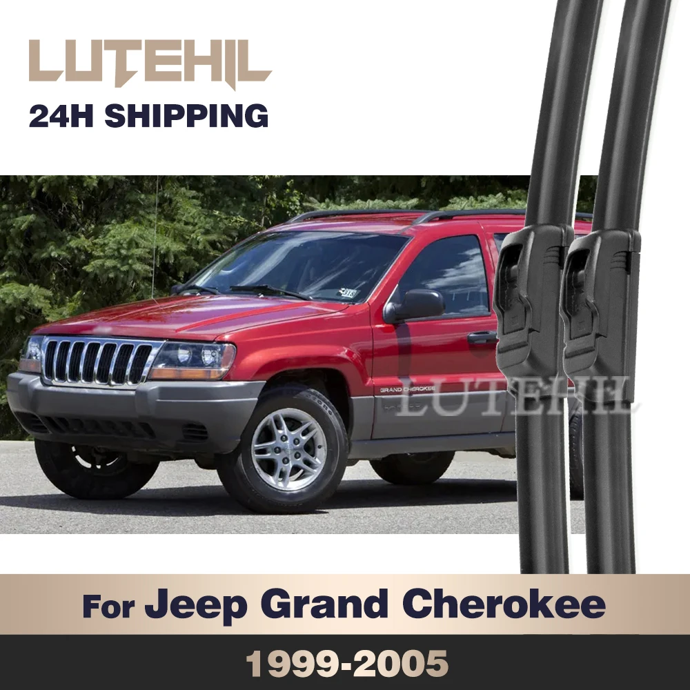 

For Jeep Grand Cherokee MK2 1999-2005 2000 2001 2002 2003 Wiper Front Wiper Blades Windshield Windscreen Window Brush 21"+21"