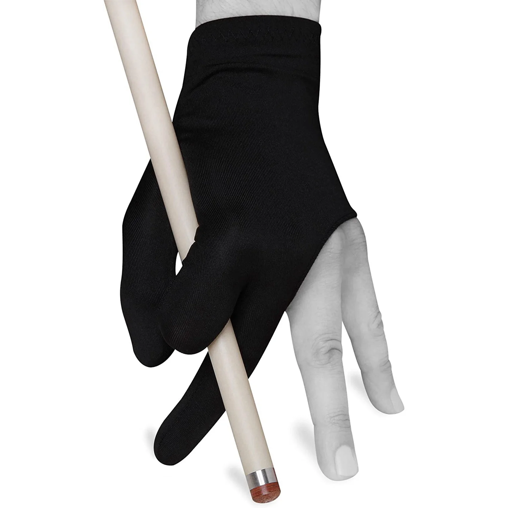 

30Pcs Billiard Gloves 3 Fingers Left And Right Hand Glove Snooker Cue Pool Gloves-B60B