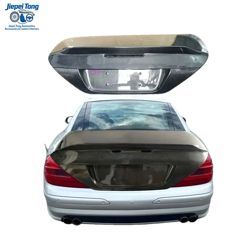 

Car Exterior Accessories SL R230 Carbon Fiber Lid for SL300 SL55 SL63 Rear Trunk Cover Spoiler
