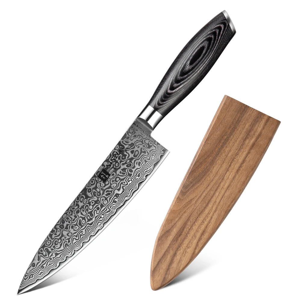 XINZUO Wooden Sheath High Quality Walnut Wood Knife Cover for XINZUO Chef knife