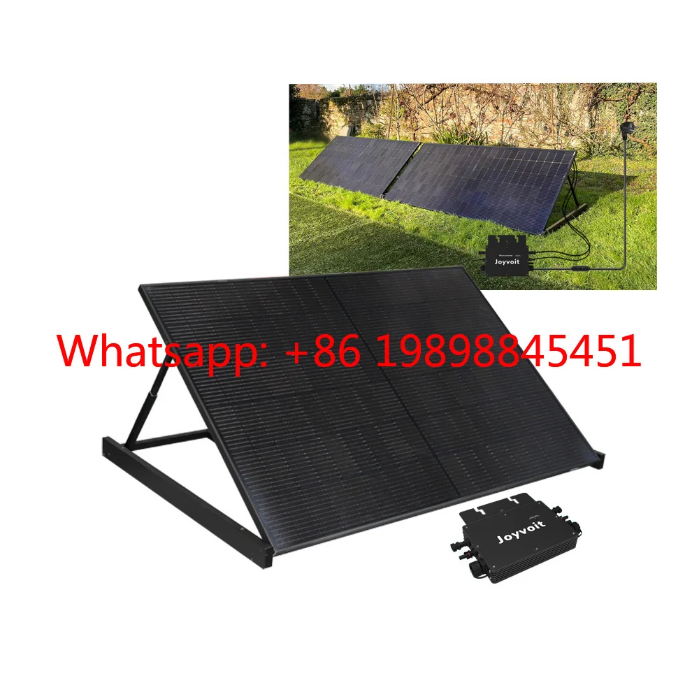 Solar System Pa Easy Installation 800W All One Balcony Kits Built Microinverter with Mono Panels Aluminum Bracket Mount
