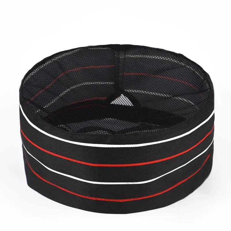 Chapeau de Chef en maille respirante, chapeau de Chef de cuisine de Restaurant, réutilisable et lavable, casquette supérieure pour hommes et femmes, casquette de travail de restauration