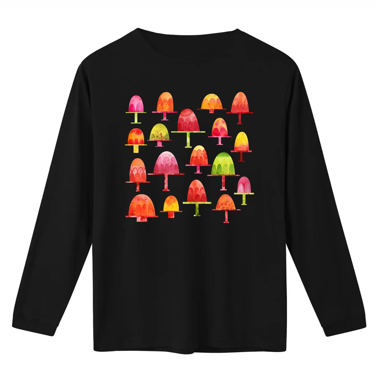 Jellies on Plates T-Shirt Summer Casual Cotton Tee Oversized Streetwear Tops Vintage Graphic Print Loose Fit Short Sleeve