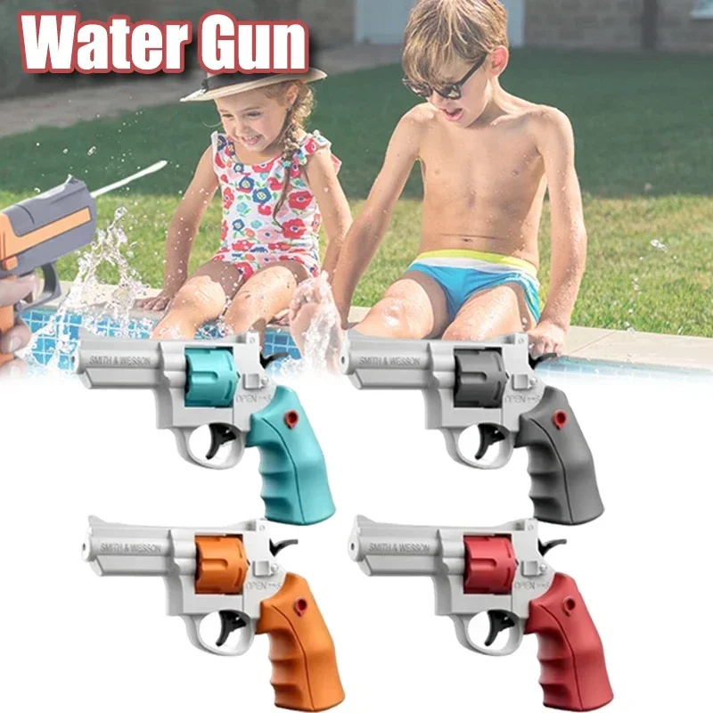 Pistola de agua para niños, juguete de tiro de revólver, al aire libre juego interactivo para padres e hijos, Fiesta en la piscina, playa, deportes acuáticos, regalo para niños