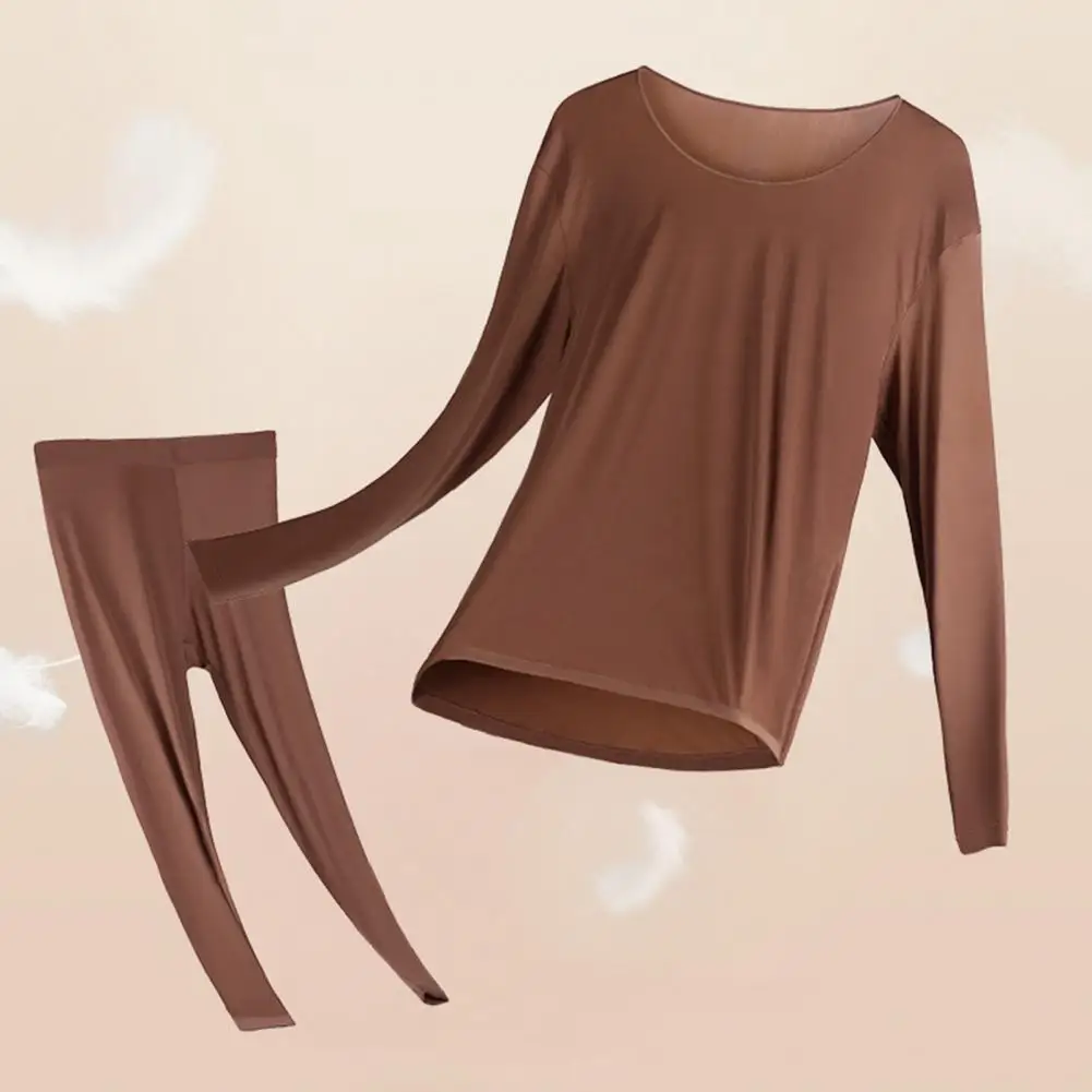 الشتاء الملابس الداخلية الحرارية الرجال النساء الطبقة الأولى عالية مرونة الدافئة عشاق سلس الملابس الداخلية مجموعة طويلة جونز أسفل مجموعة #3