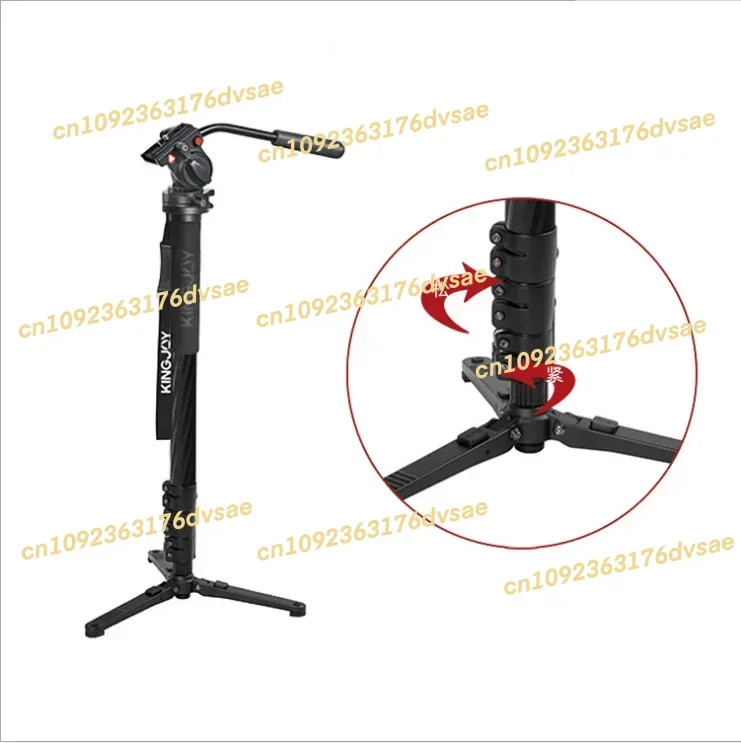 

NEW Waterproof 3 way carbon fiber flip lock monopod selfie stick with 2 way pan head KH-6750