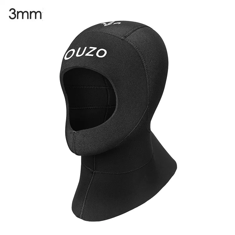 

3MM Neoprene Diving Cap Anti-Sea Lice Flexible Men Women Scuba Snorkeling Equipment Winter Warm Wetsuit WaterProof Swimming Cap