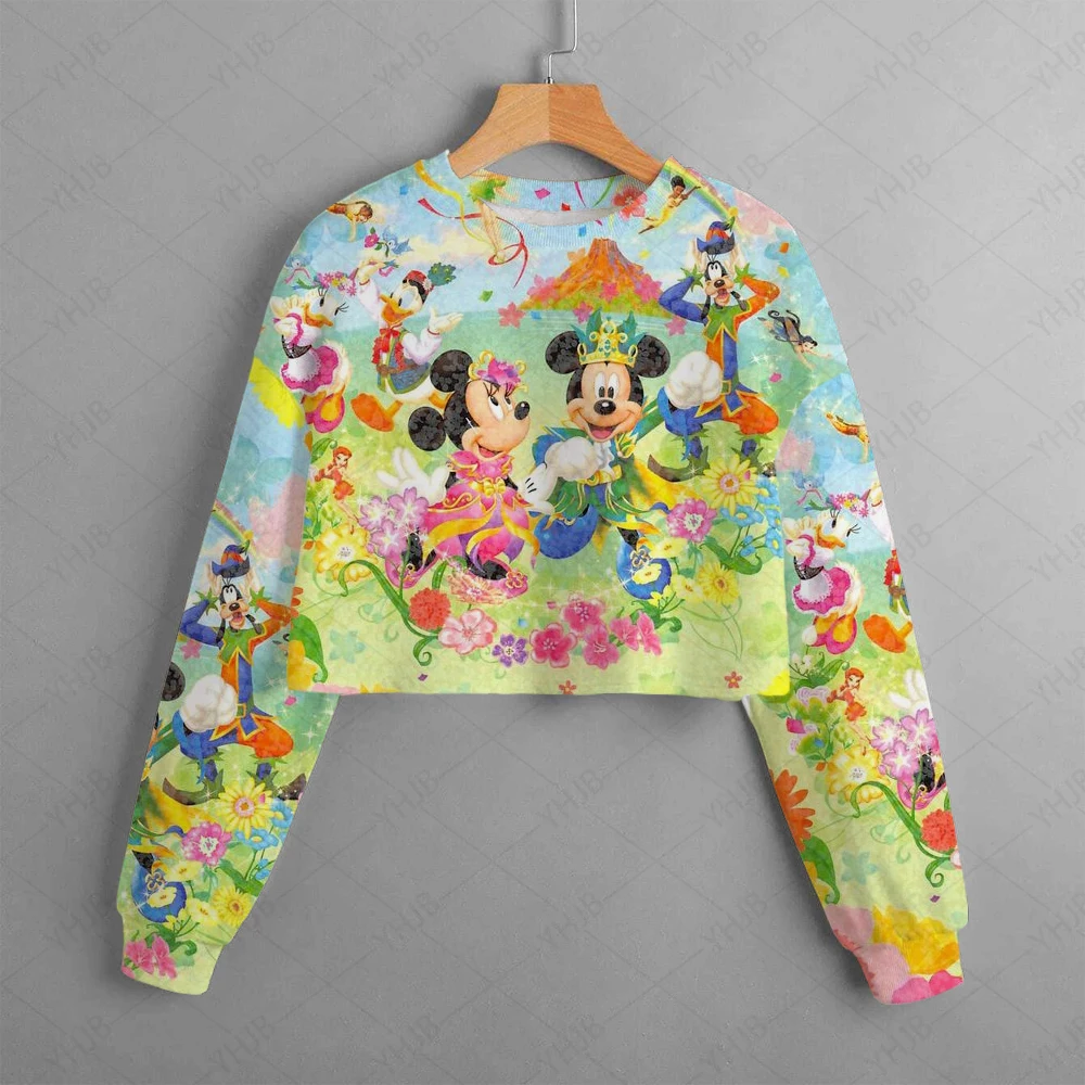 Christmas Hoodies Disney Children Mickey Mouse Winnie Kids Pullover Cartoons Casual Clothes Girl Cartoons Tops Sweatshirts