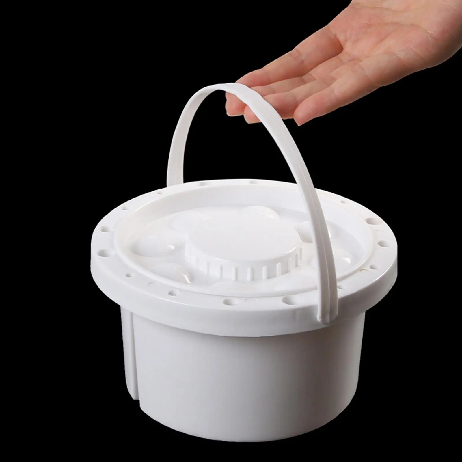 Paint Brush Washer Storage 16 Hole Shaping Paint Brush Basin Paint Water Cup