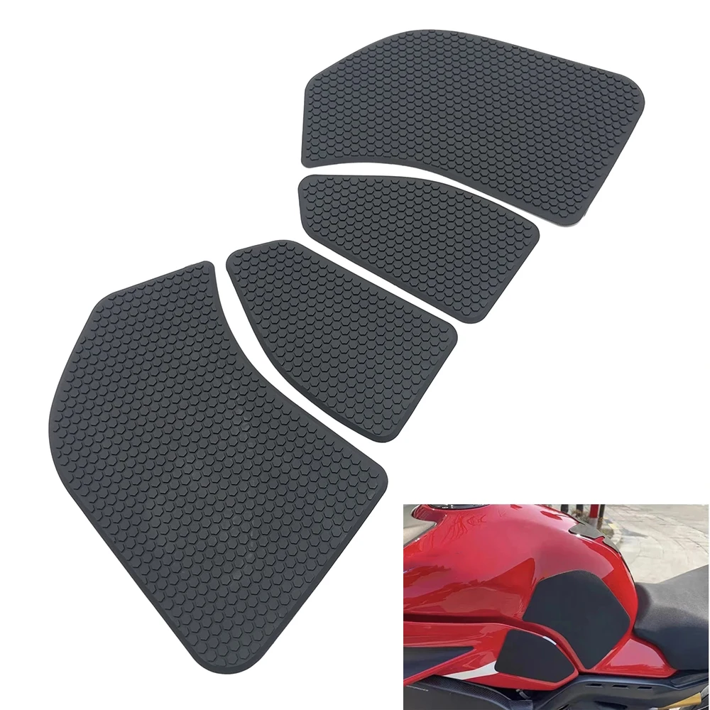 

Motorcycle Fuel Tank Pads Sticker Side Gas Knee Grip Protector Traction Decals For Ducati Panigale V4 Speciale V4R V4S 2018-2020