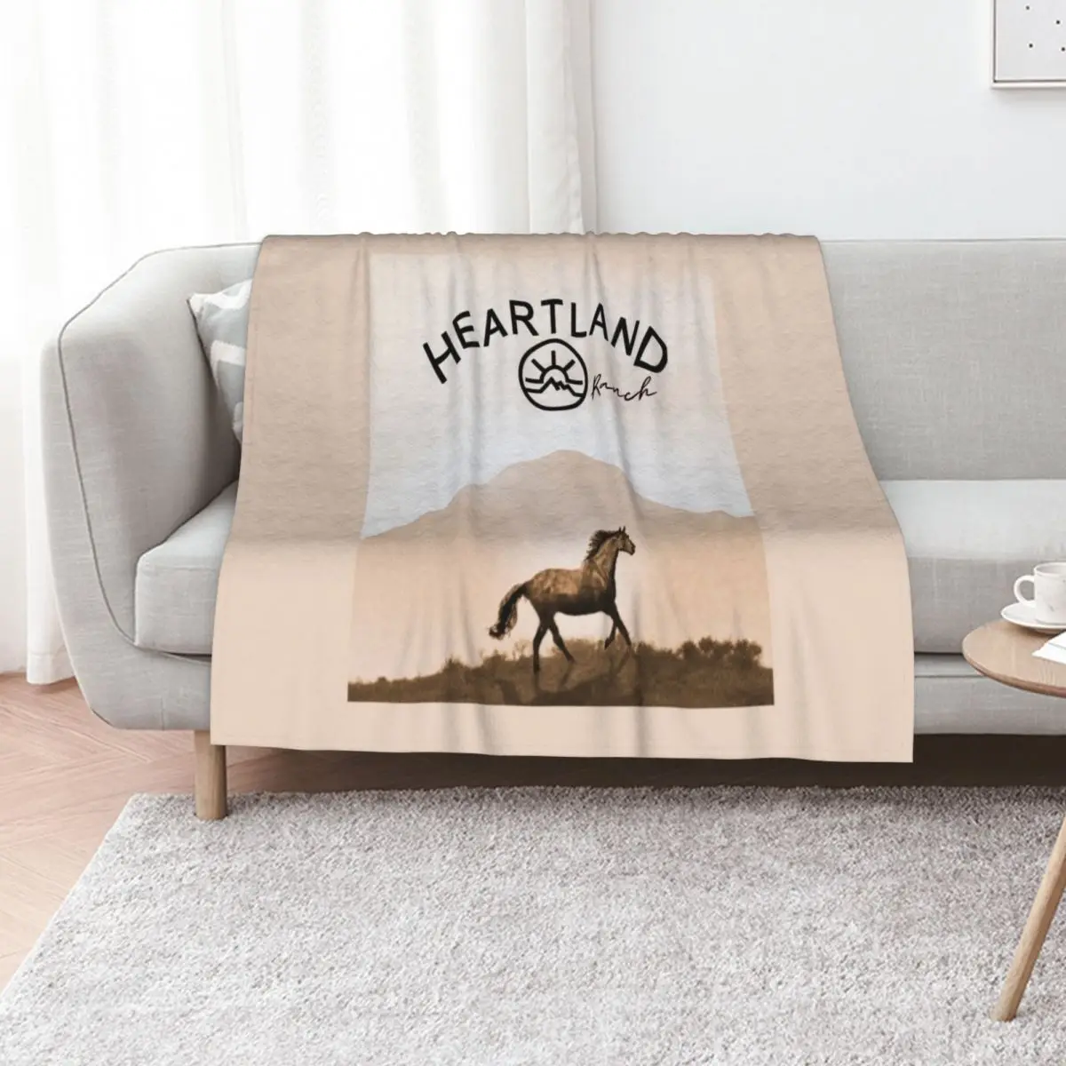 

Heartland Ranch , Heartland Horse Throw Blanket Luxury St Travel for sofa Moving Blankets