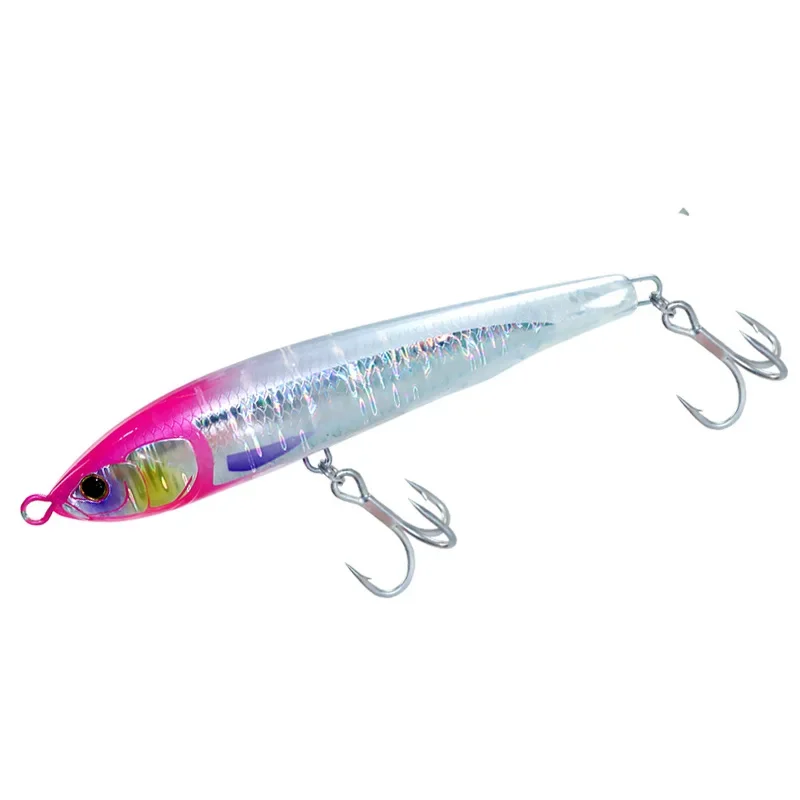 mukun-wobbler-de-isca-dura-bastao-de-lapis-flutuante-fundicao-pesada-de-longa-distancia-adequado-para-pesca-em-agua-doce-do-mar-160-mm-45-g