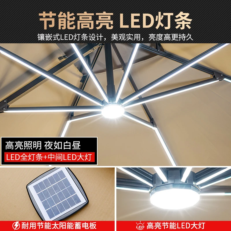 

Большой уличный зонт Mojia для коммерческих клубов, двухсторонний, для римских курортов, вилл и зон отдыха