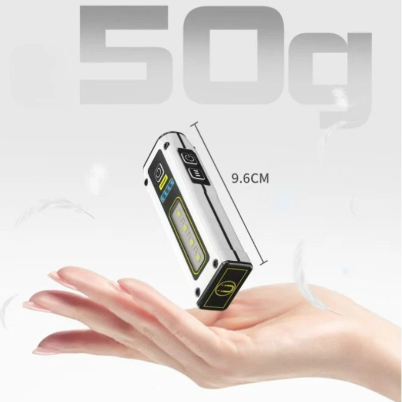 Portable LED Work Light Super Bright 1000LM Torch USB Rechargeable Emergency Light Built-in Battery for Camping Household Work