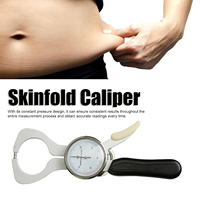 High quality 0-60mm metal body fat caliper skinfold caliper Harpenden type Skinfold Caliper  Body fat tester