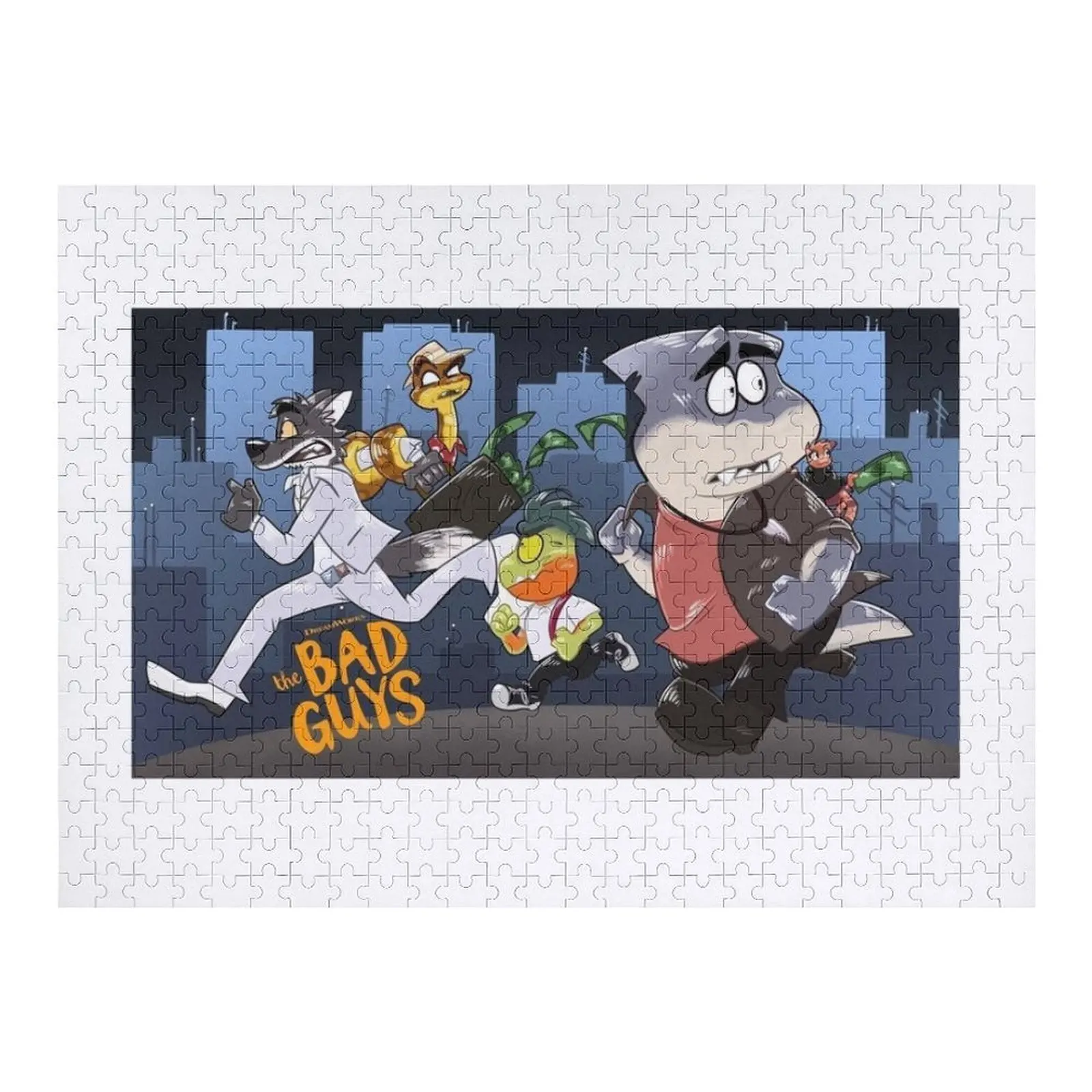 

Bad Guys Run 2022 Jigsaw Puzzle Woods For Adults Personalised Jigsaw Puzzle