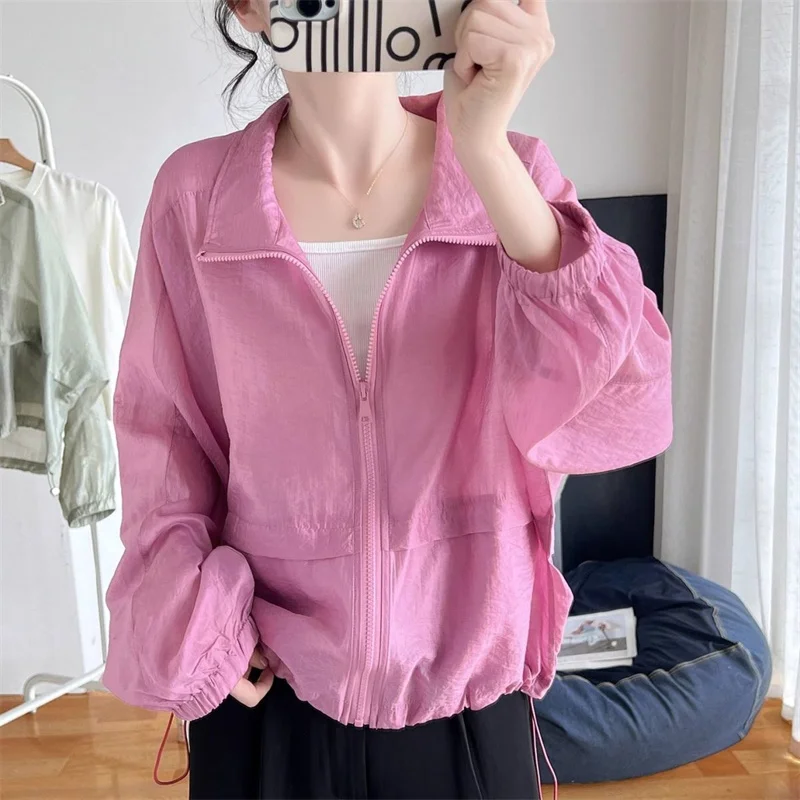 

Explosions Sunscreens Coat Women 2025 Summer New Sun Protection Clothing Jacket Breathable UV-Proof Cardigan Ladies Outwear Tide