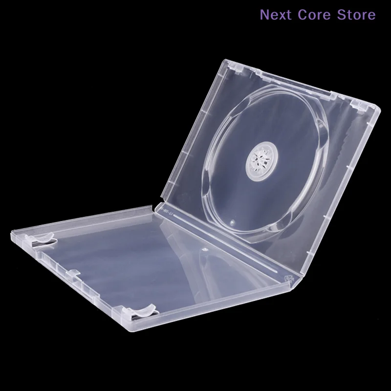 [NC]Transparent Bottom CD Box Empty CD Case PP Plastic Milky Transparent CD Case CD Case Capacity 1 Discs[NC]