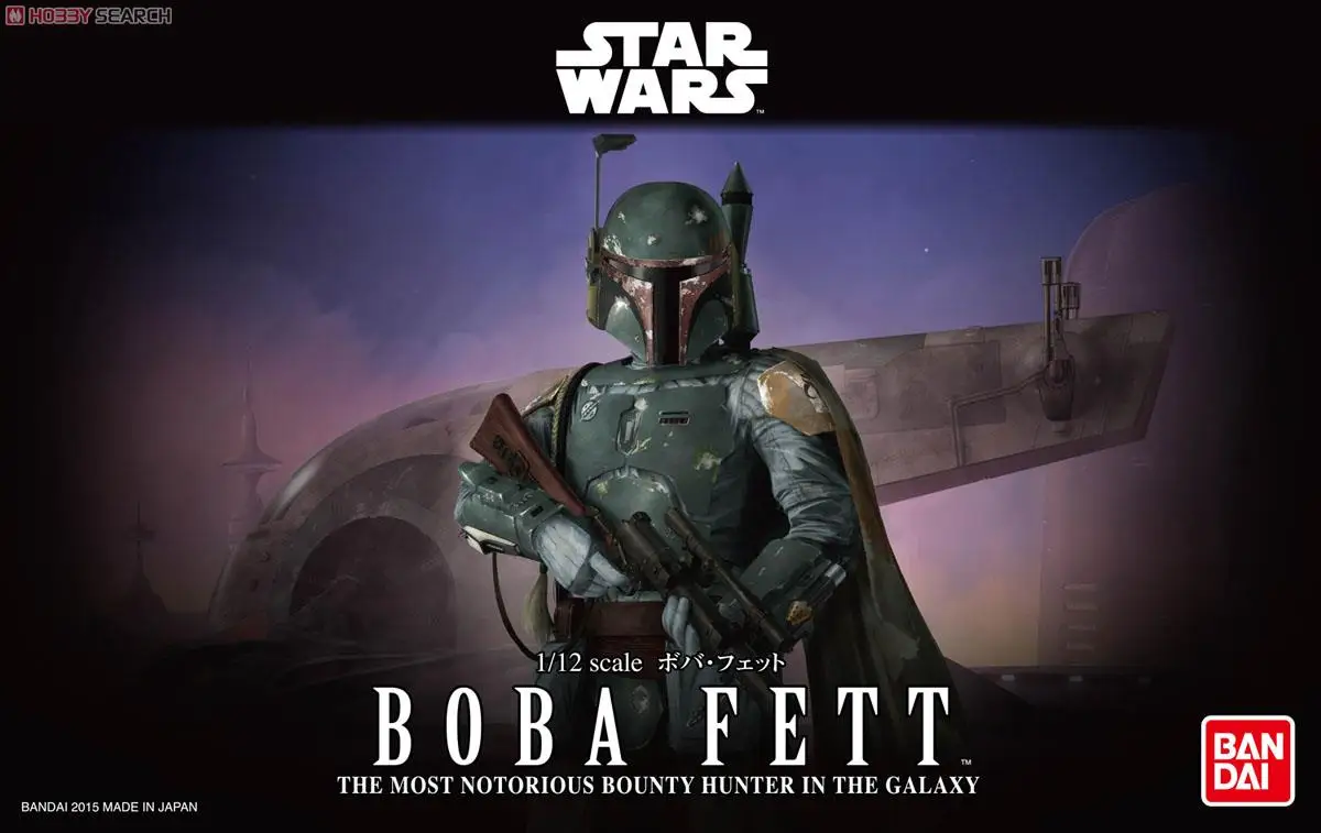 Bandai Classic Movie Star Wars Revoltech The Bounty Hunter Boba Fett Action Figures Collection Model Toy Doll 15cm