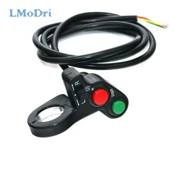 LMoDri Motorcycle Horn Turn Signal Light Switch For 7/8'' Handlebar Dirt Bike Scooter ATV ON/OFF