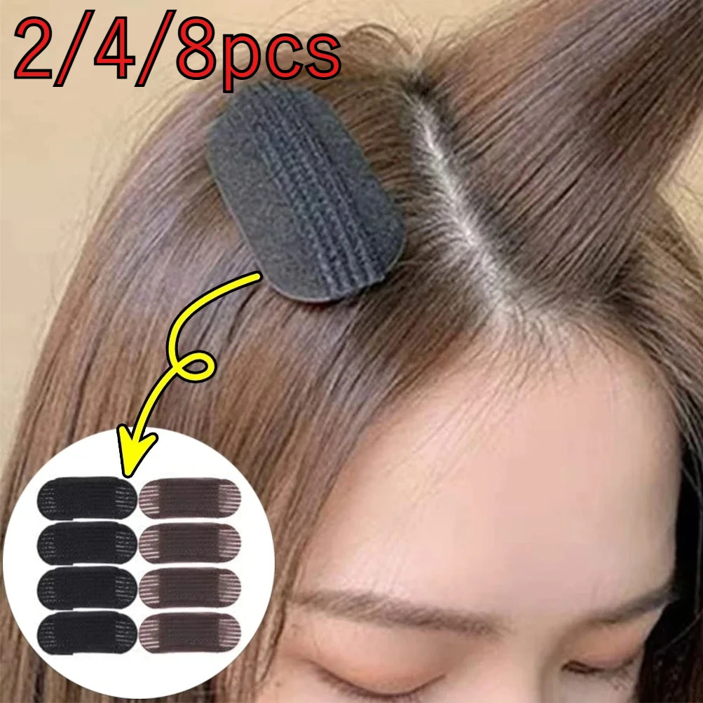 8/4/2PCS Puff Hair Head Cushion Hair Clips Invisible Volume Hair Base Fluffy Sponge Clip Bun DIY Hair Styling Tool for Women