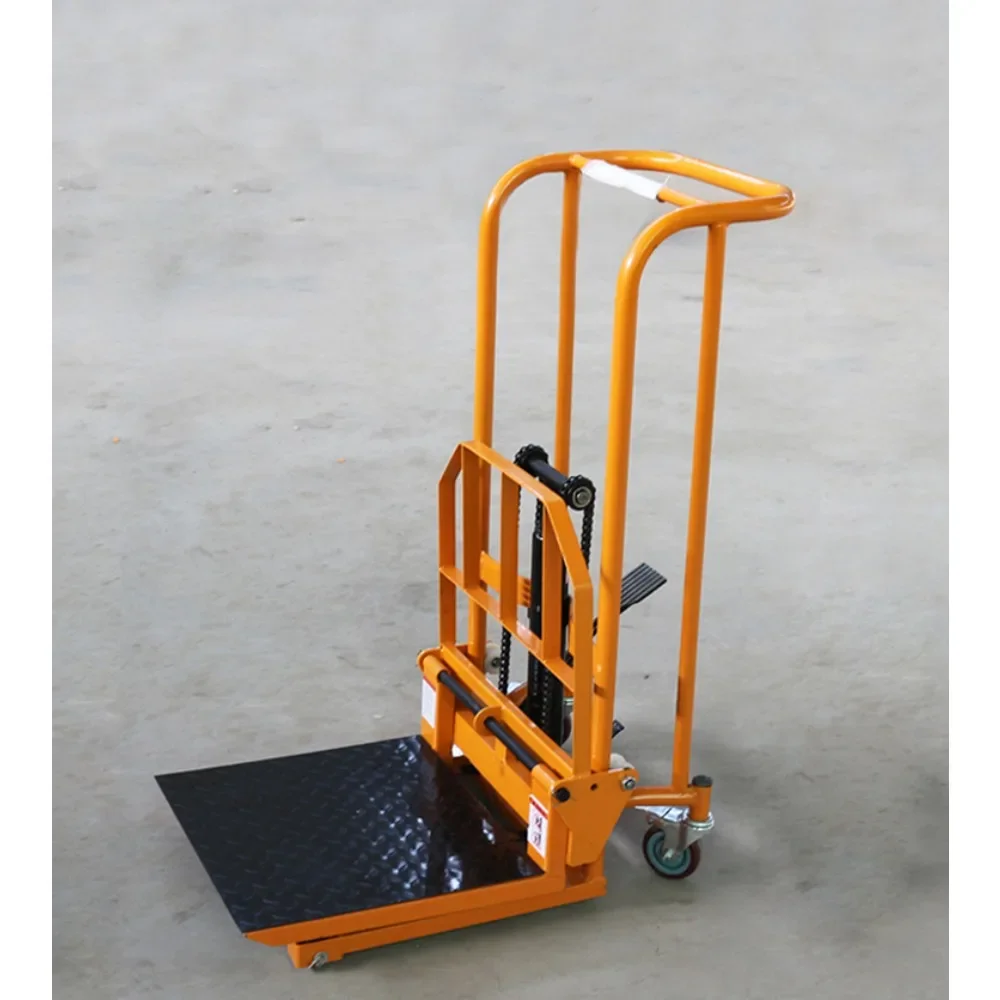 Manual forklift hydraulic small loading and unloading truck