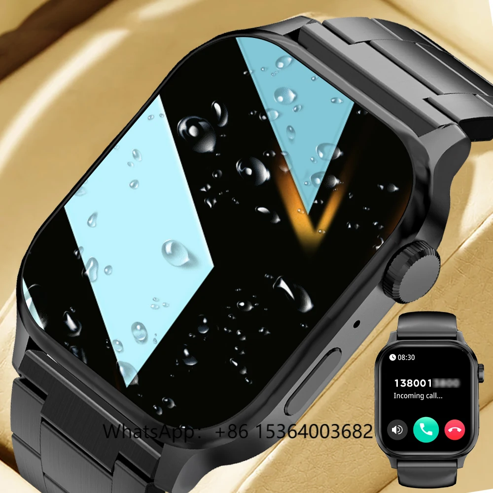 

TJXL-SENBONO G93 OEM\ODM Smart Watch Men Women 1.85'' square Screen Waterproof Dial Call Heart Rate Tracker Clock Sports SmartWa