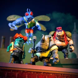 Teenage Mutant Ninjaturtles Action Figures Bebops Rocksteadys Cartoon Character Models Toys Collectible Ornaments
