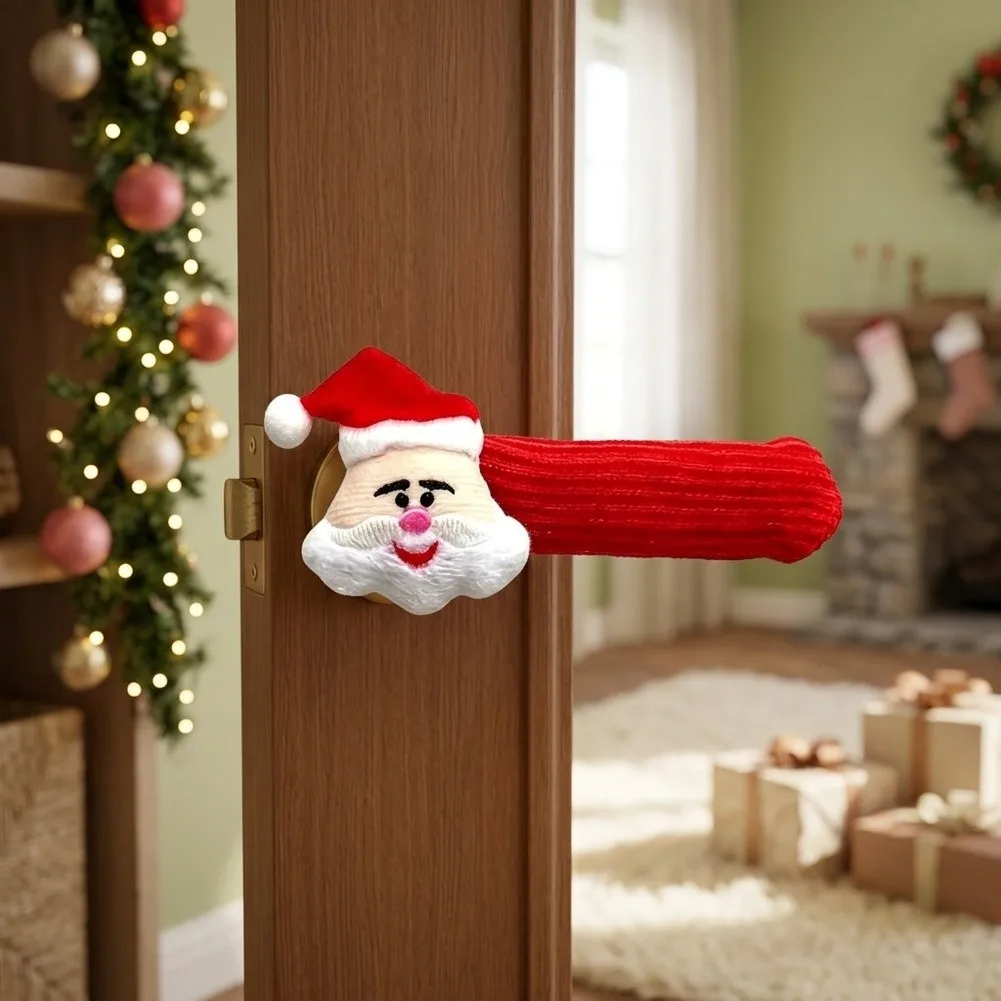 Infant Safety Door Handle Protector Anti Static Bump Resistant PVC 15x10x2.5cm Easy Install Festive Home Decor