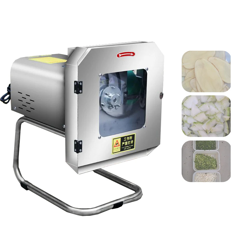 Multifunctional Vegetable Canteen Commercial Leek Onion Automatic Pickled Vegetables Shredded Pepper Slicing Cutting Machine