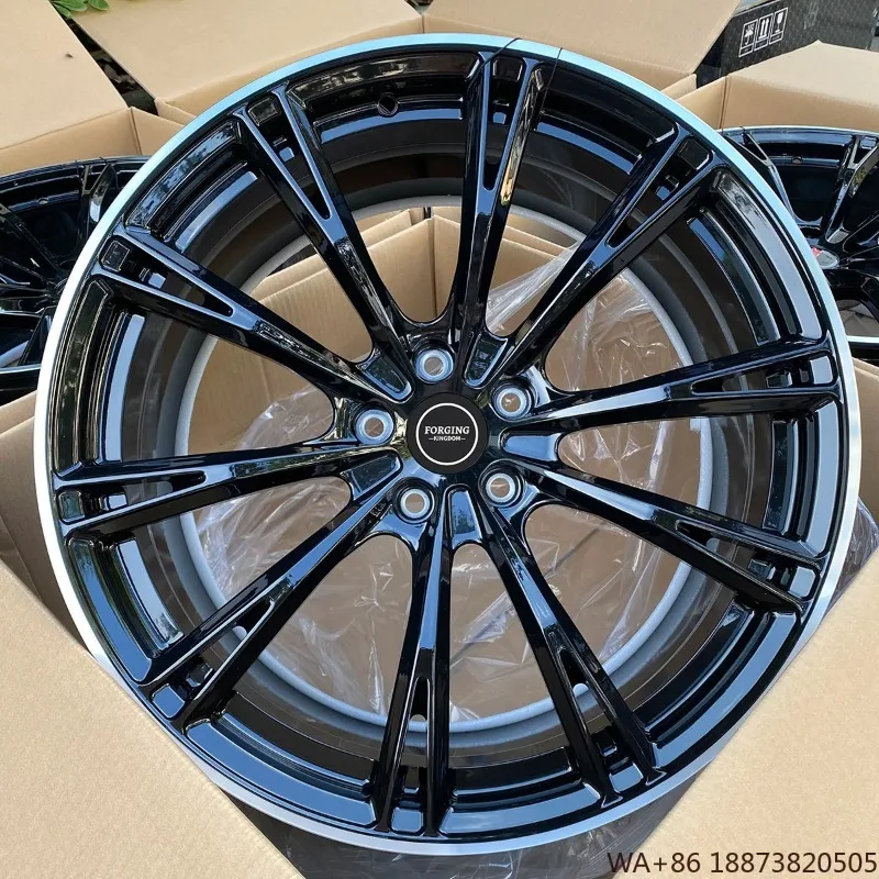 JT 26 Style Monoblock 1-Piece Forged Wheels Passenger Car 6061-T6 Rims with Aero Ring For Audi RS3 RS4 RS5 RS6 RS7 For BMW 530 5