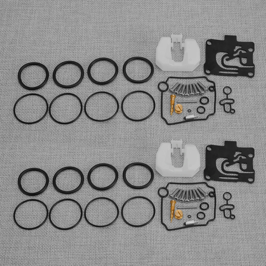 

62Y-W0093-11-00 62Y-W0093-10-00 2 Set Carburetor Repair Kit Fit For Yamaha 4-Stroke Outboard 40HP 50HP 62Y-W0093-00 62Y-W0093-01