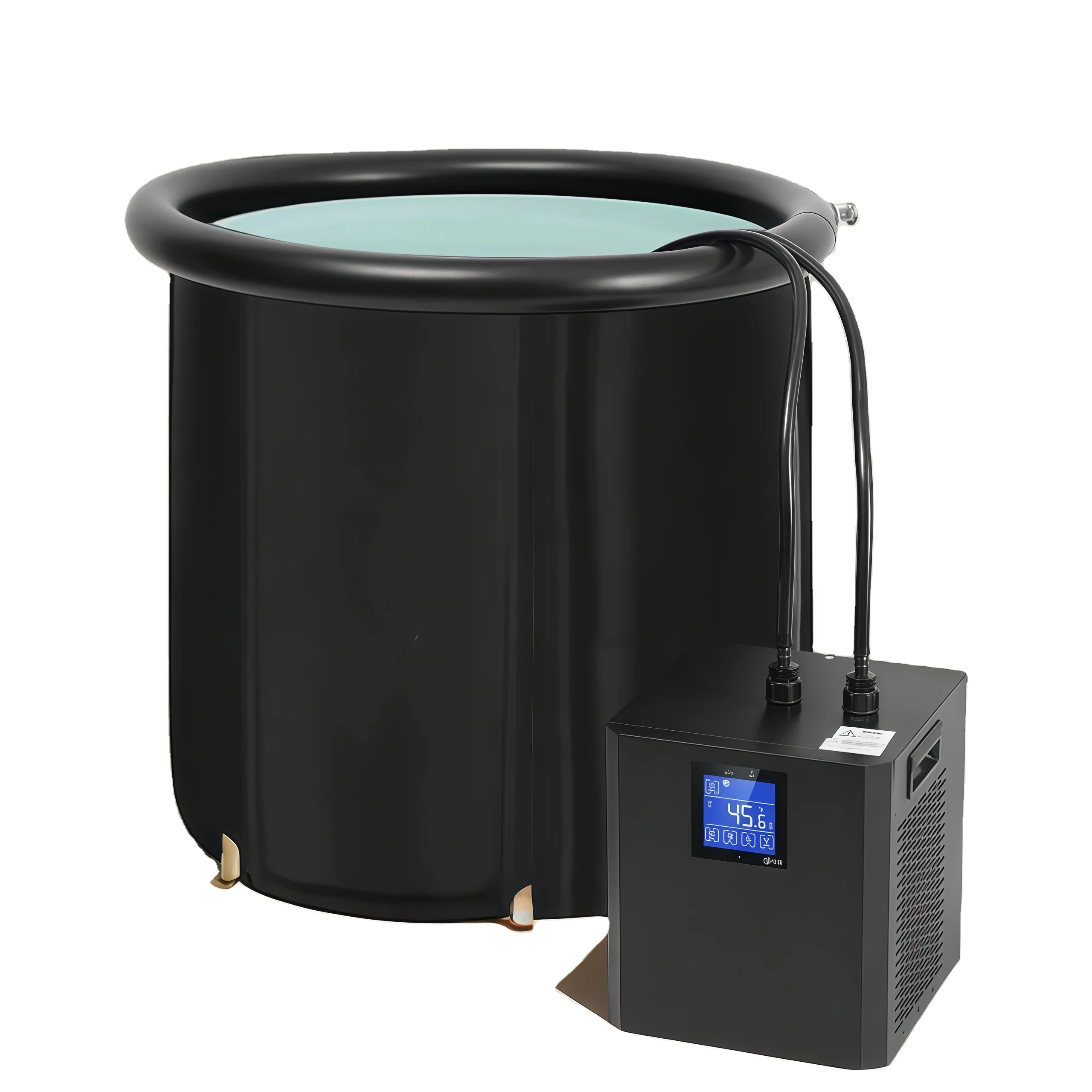 Mini Cold Plunge Chiller & Ice Bath Tub, Outdoor Portable Water Cooling Unit for Sports Recovery