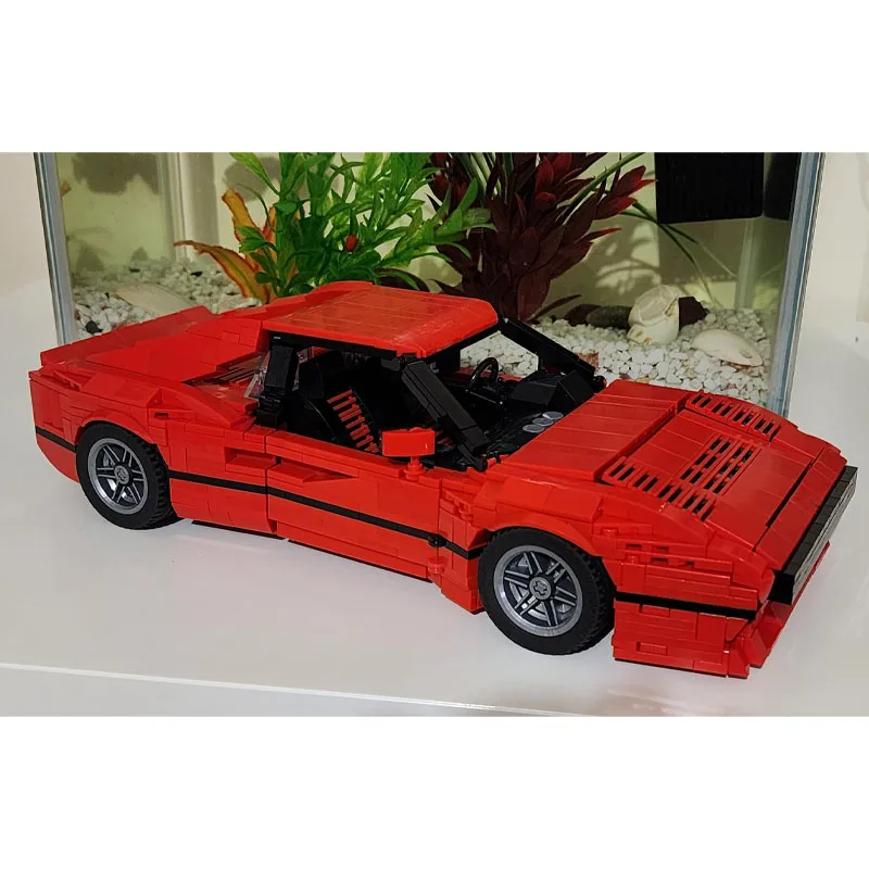 

MOC-128825New Iconic 288 GTO City Sports Car Racing Building Block Model1451Parts MOC Creative Boys Children's Birthday Toy Gift