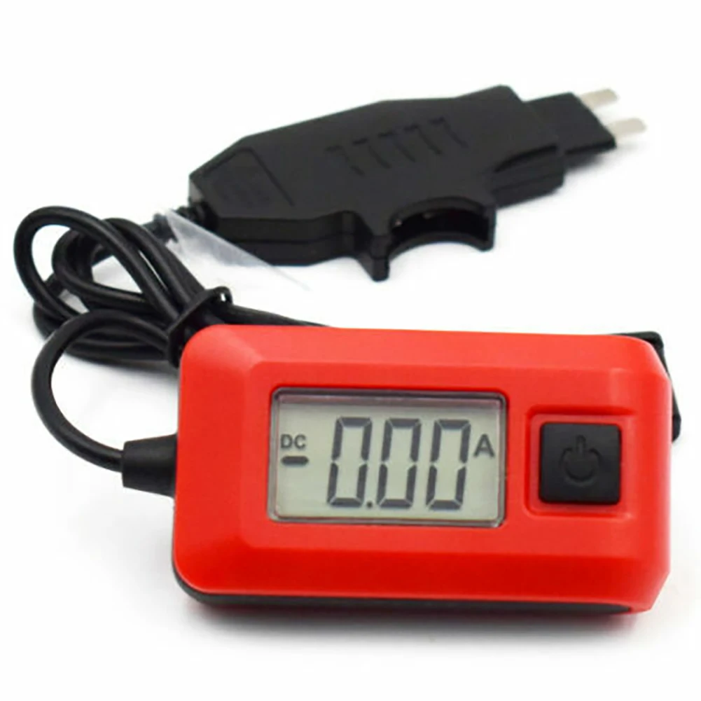 

Car Fuse Tester Electric Current Tester Detector Fuse Galvanometer 12V Digital Electric Current Diagnostic Test Tool